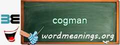 WordMeaning blackboard for cogman